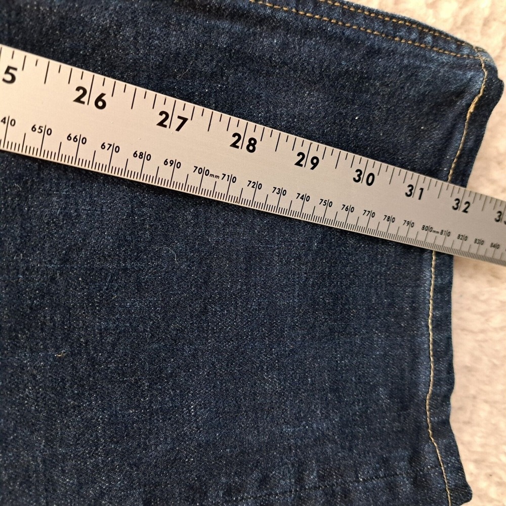 Mens FDMTL Japan Jeans Skinny Fit Straight  Blue EUC 36x34 Fundamental Agreement - Picture 8 of 10